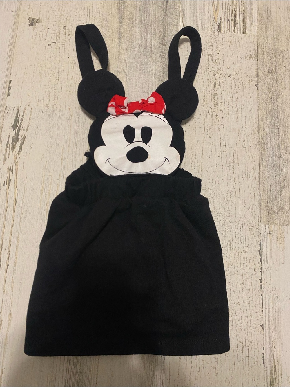 Disney Baby Minnie Mouse 0-3M Suspender Skirt Outfit